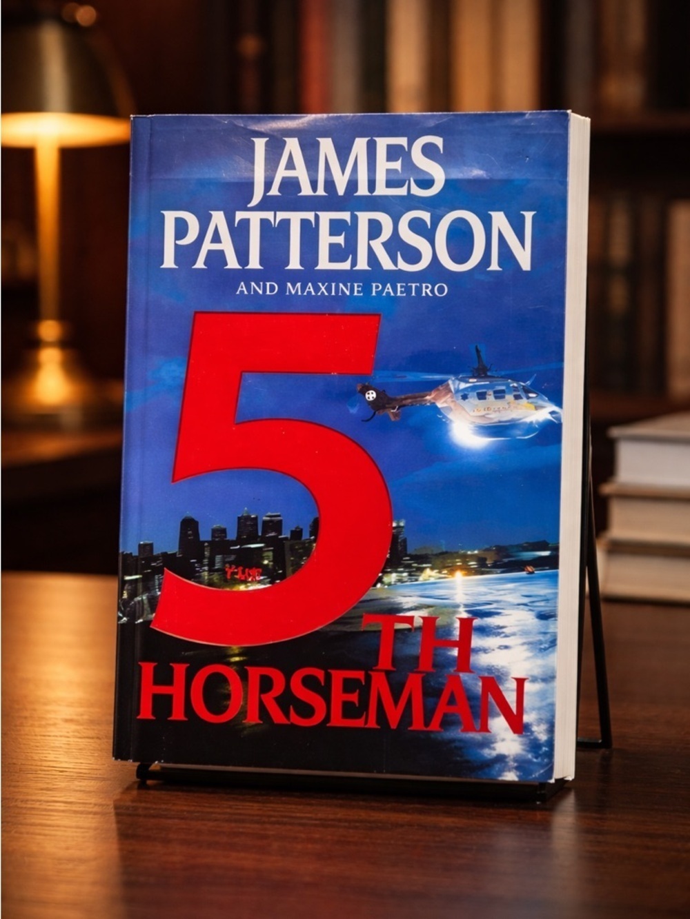 EUC James Patterson 5th Horseman Hard Cover Book